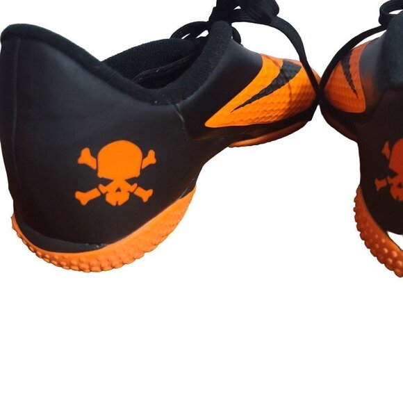 Nike Hypervenom black and orange sneakers kids 5Y - Picture 3 of 11